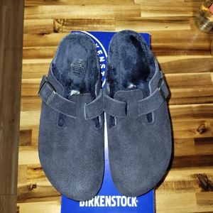 NWT Birkenstock Boston clogs with shearling
